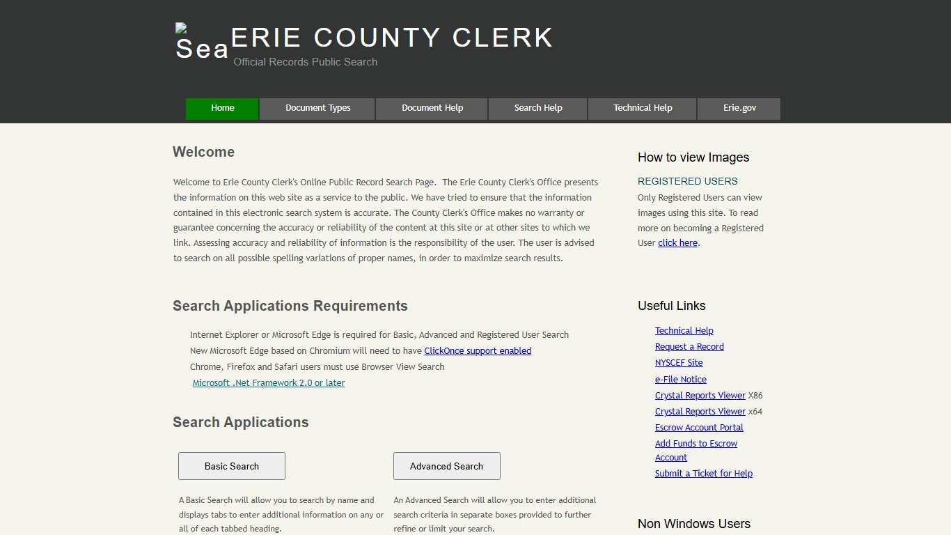 Erie County Clerk's