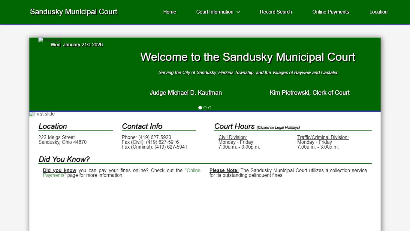 Sandusky Municipal Court
