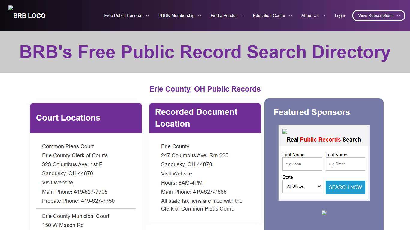 Free Sites County | BRB